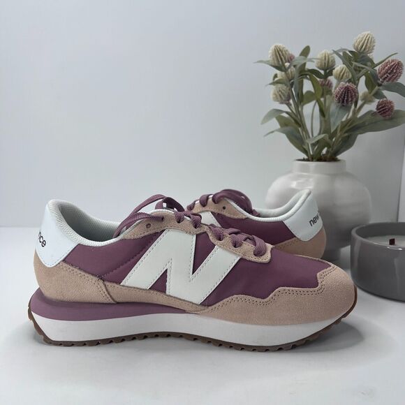 New Balance 237V1 Retro Sneakers Dark Vintage Rose/Rosewood Women's 9.5B NWOB - Picture 5 of 10